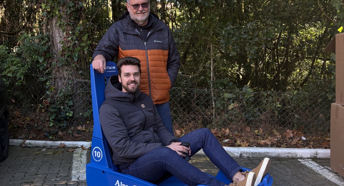 Renato Fensterseifer Jr (CEO) e Renato Fensterseifer (Fundador e Conselheiro Sênior) - Divulgação Alpen Park 