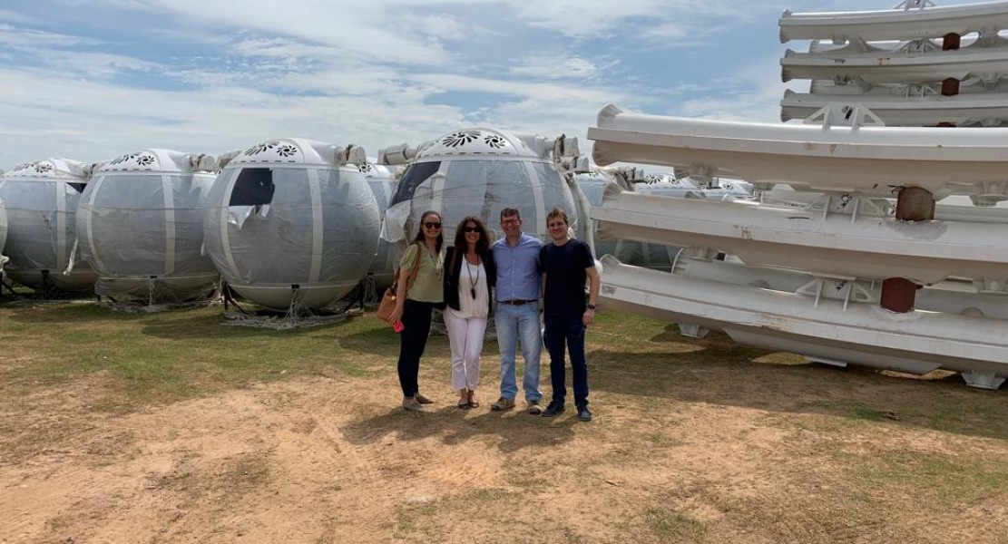 Equipe SINDEPAT em visita às obras de construção da Roda São Paulo