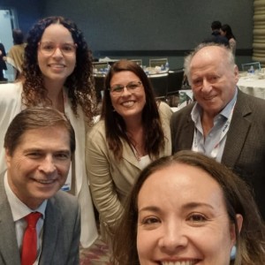 Alain Baldacci, Vanessa Costa, Fernanda Marcarim, que apresentou o case Parque da Mônica no Latin America Brunch, Marcelo Gutglas e Carolina Negri