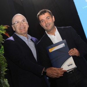 Acordo assinado entre a FecomercioRJ e o SINDEPAT: Antonio Florencio Queiroz e Pablo Morbis