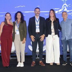 Cinthia Fernandes, Lizete Ribeiro, Rômulo Polari Filho, Alba Coronado e Márcio Clare